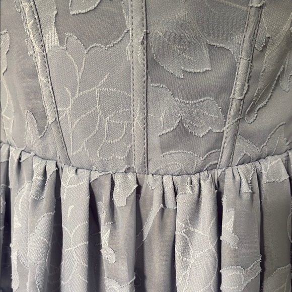 Azazie Denisse Powder Blue Corset Maxi Dress - Picture 5 of 14